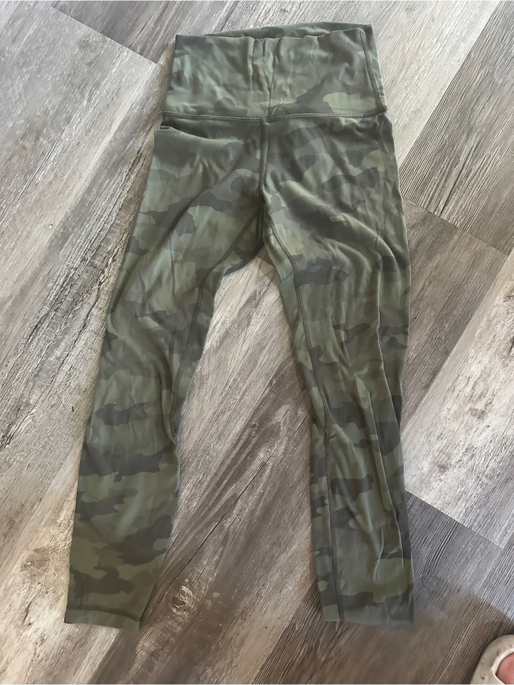 lululemon athletica Olive Green Camo High-Rise Leggings